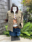 Cotton Twill Cont Barn Coat