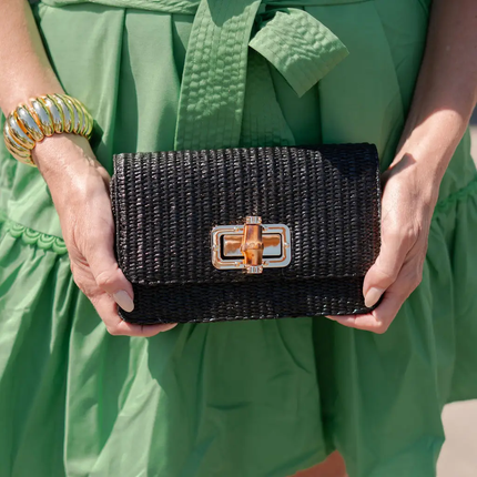 Black Lilly Clutch