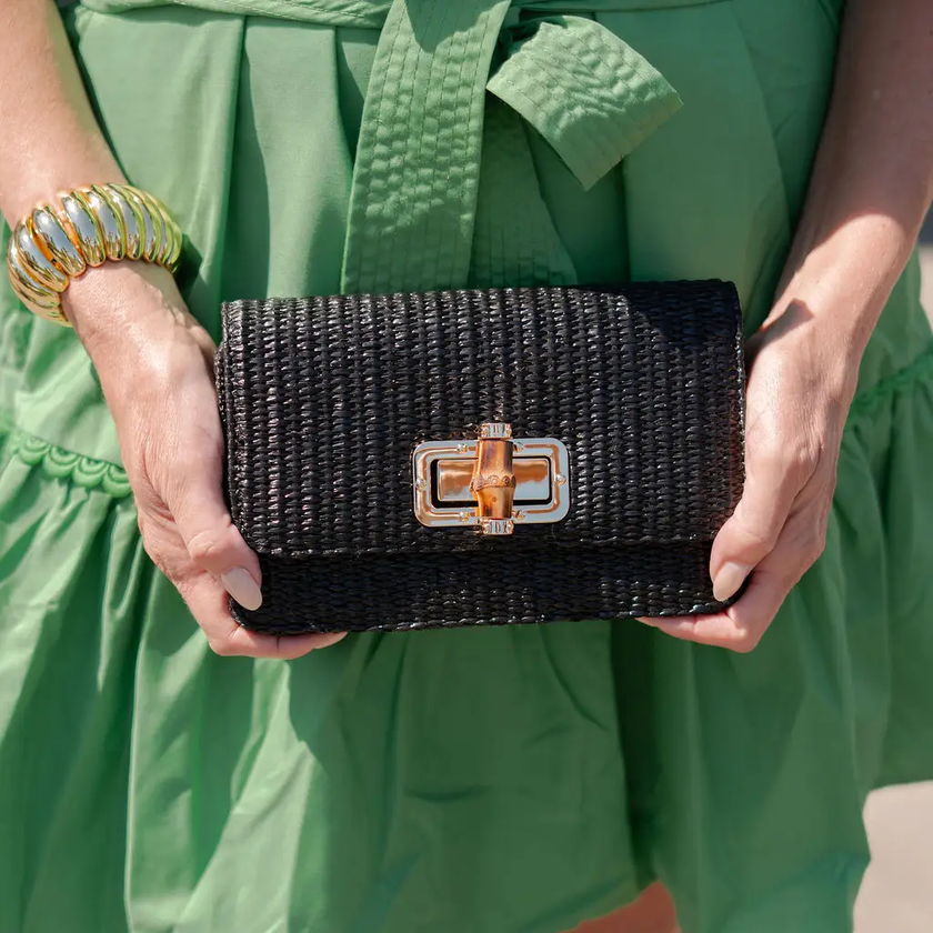 Black Lilly Clutch
