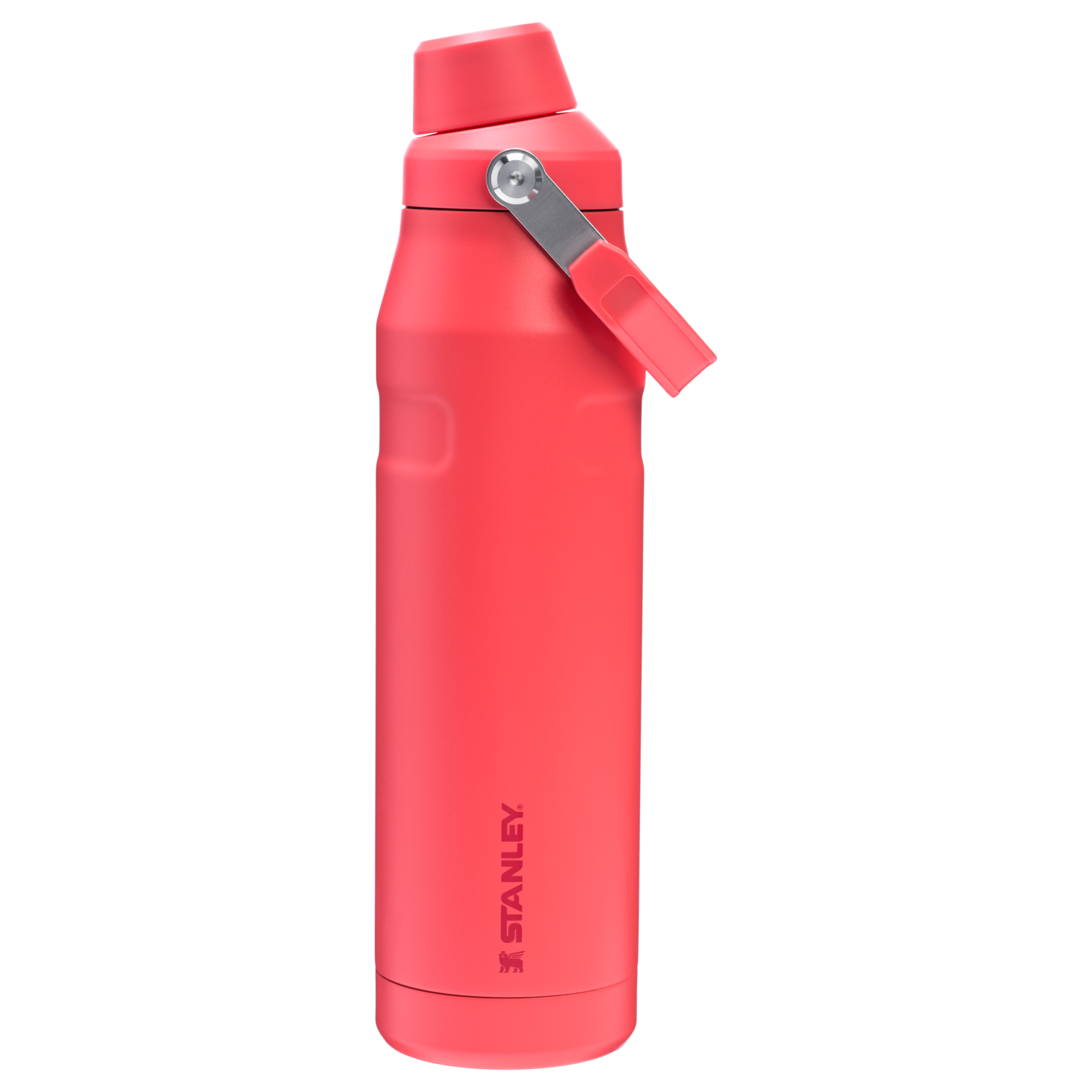 Hot Coral ICEFLOW™ BOTTLE WITH FAST FLOW LID | 36 OZ