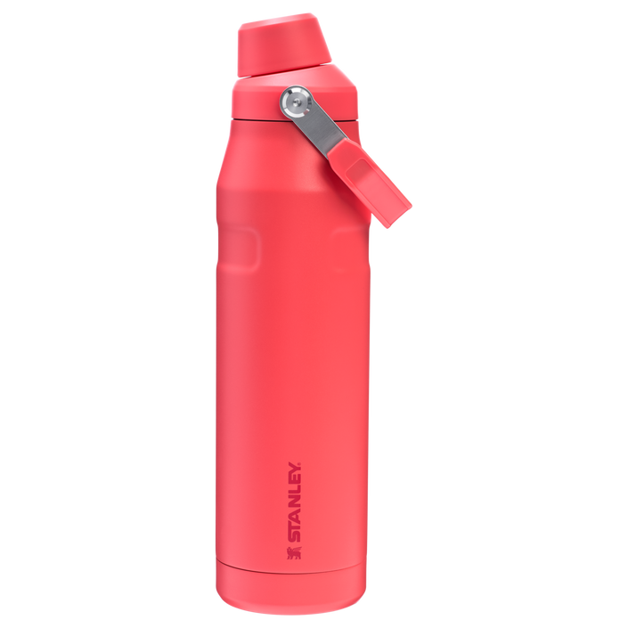 Hot Coral ICEFLOW™ BOTTLE WITH FAST FLOW LID | 36 OZ