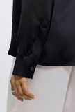 Bianca Gs Ls Shirt, black-cuff detail
