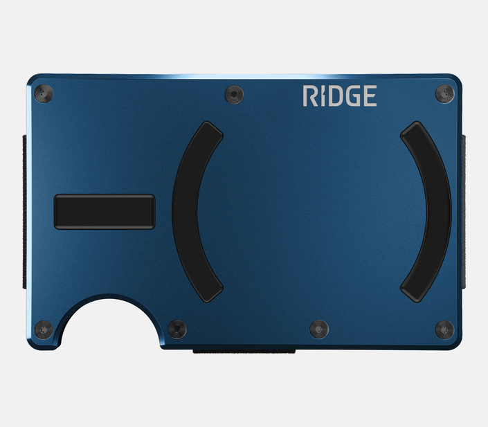 Ridge Wallet For MagSafe - Alpine Navy - Cash Strap