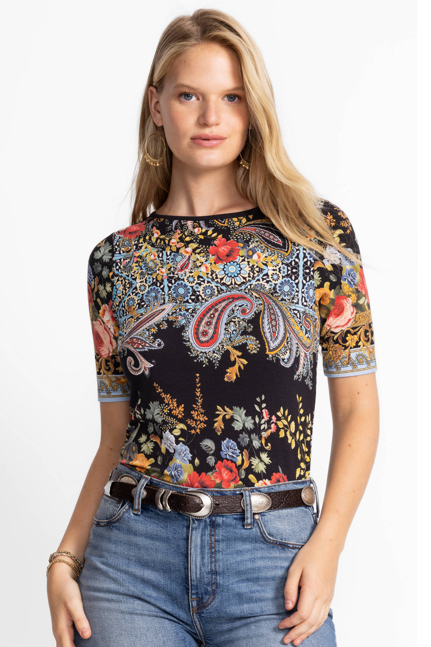 THE JANIE FAVORITE BOAT NECK TEE-