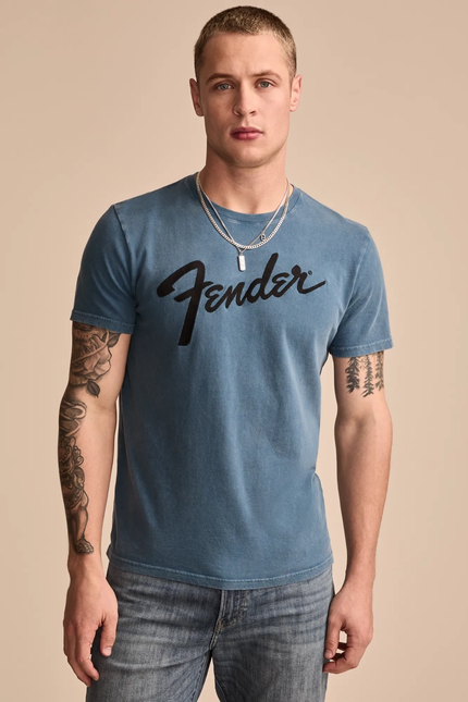 Fender Logo SS Shirt Teal