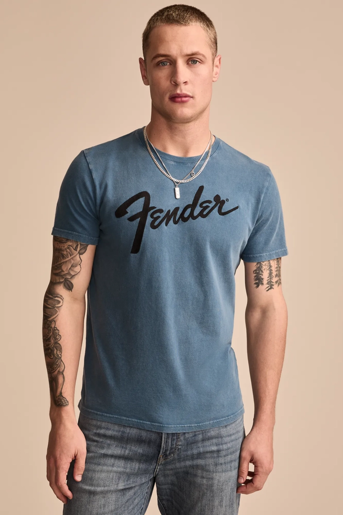 Fender Logo SS Shirt Teal