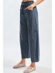 Pinstripe Drawstring Pant