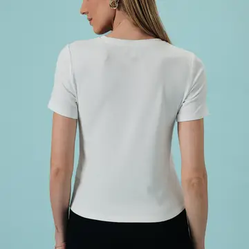 USA Cocktail T-Shirt, white-back