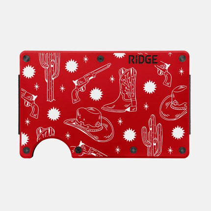 Ridge Wallet | Rodeo Red-Outlaw Cash Strap