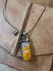 Paula Carvalho Bumblebee  Square W Pyrite Drop