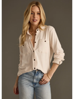 Ivory Super Soft Button Up