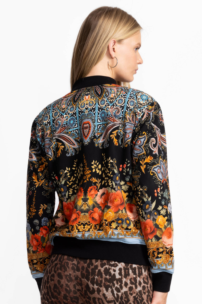 FRENCH TERRY BOMBER JACKET