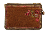 Time Traveler Rose Vent Gold and Pink Beaded Mini Crossbody