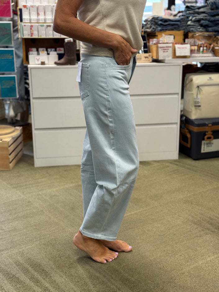 SUPER HIGH RISE STRIPED BARREL