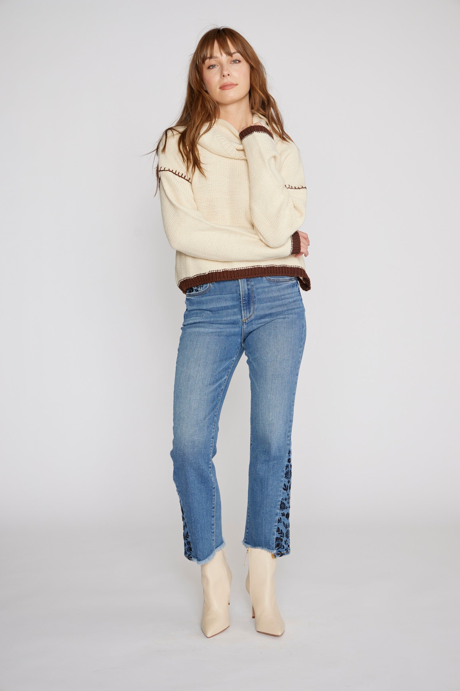 Driftwood Clara Denim Jean front model