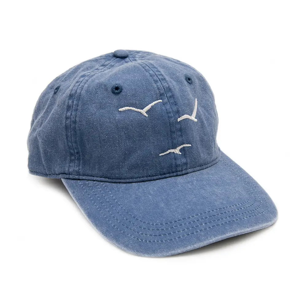 Seagulls Pigment Dyed Cotton Cap front