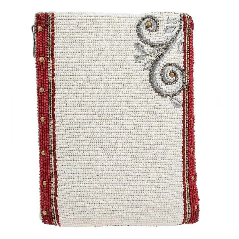 Royal Bee Beaded Bee votif ivin Crossbody Handbag back