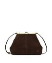 Vivienne Frame Crossbody - Suede Leather Chocolate