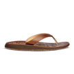 PANIOLO Womens Leather Flip Flops side
