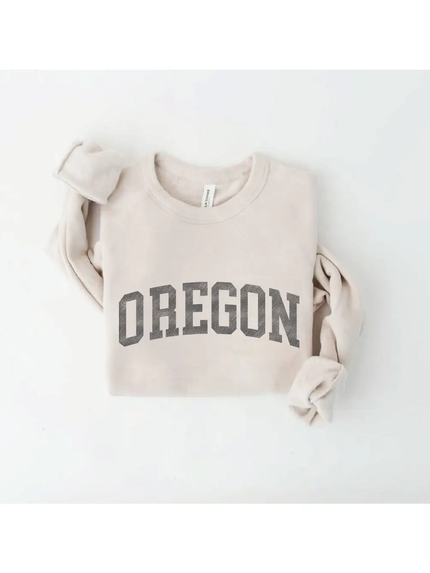 OREGON Graphic Sweatshirt heather dust