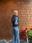 Bluevine High Rise EMB  Wide Leg