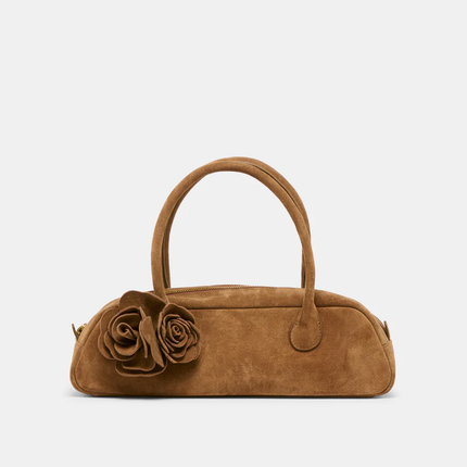 BORACAY Elongated Shoulder Bag | Brown front