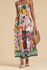 PRINTED SLEEVELESS STRAP DRESS