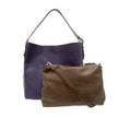 Joy Hobo 2 In 1 Handbag Purplelicious / Coffee Handle