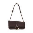 Balen Suede Shoulder Bag | Chocolate front