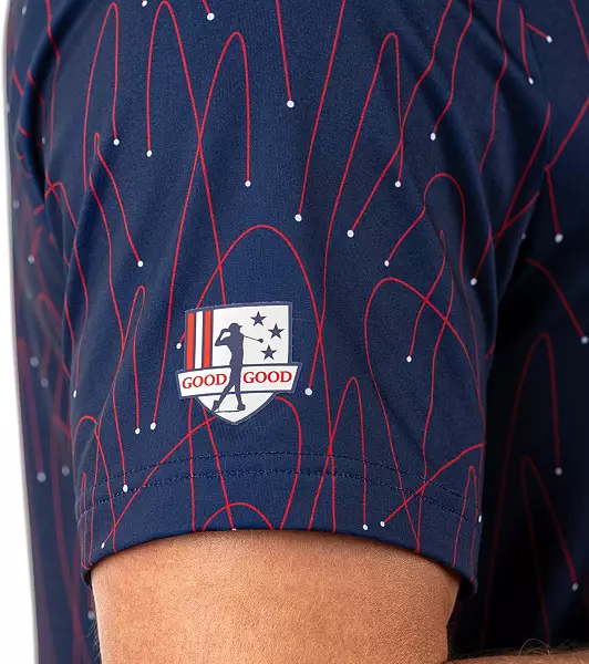 Tracer  Polo sleeve close up

