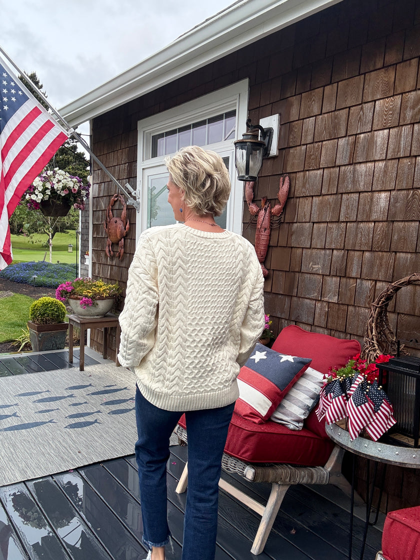 1776 Cable Knit Sweater