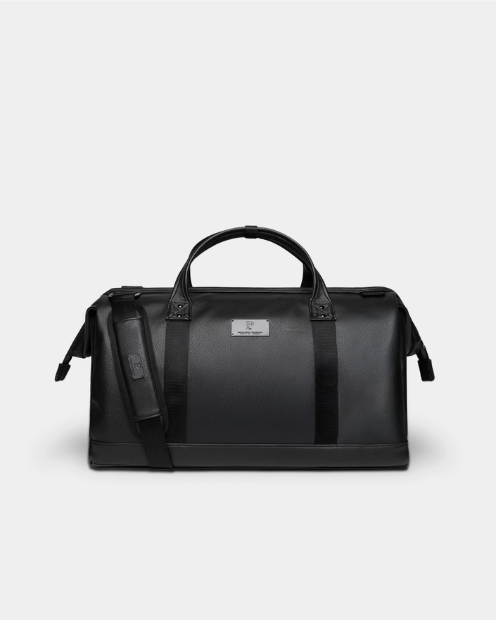 Cascade Duffle Bag Black Leatherlite