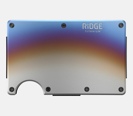 Ridge Wallet - Burnt Titanium - Cash Strap