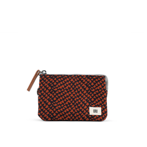 Ori London Carnaby Sustainable Wallet Small (Recycled Canvas) Ginger Snake