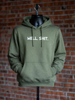 Well Sh*t Hoodie military green front