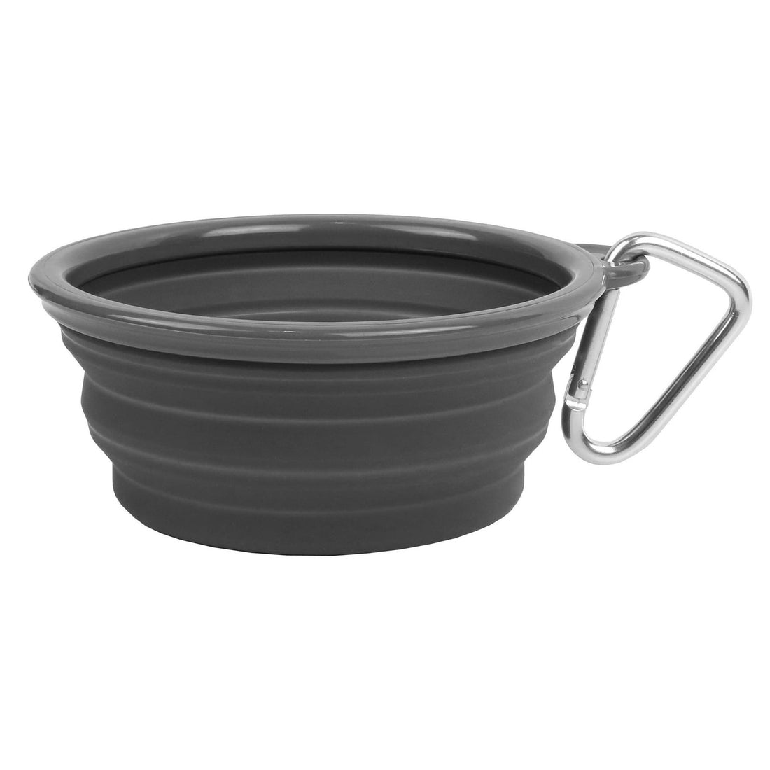 CR Prima Small Pet Collapsible Travel Dog Bowl - Gray
