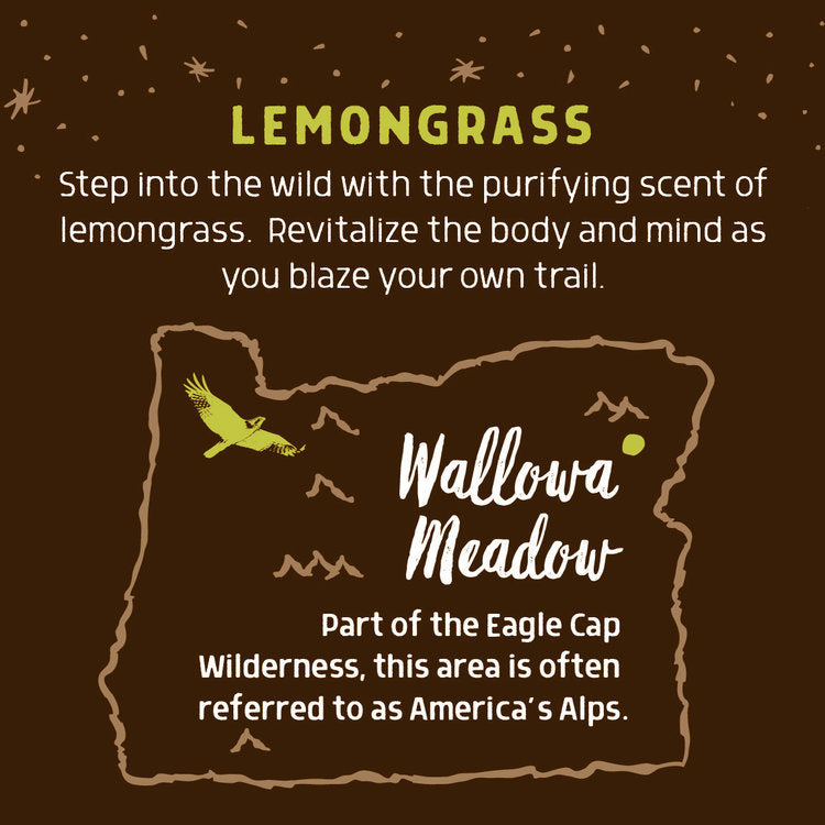 Wild For Oregon Wallowa Meadow Lemongrass Bar Soap front