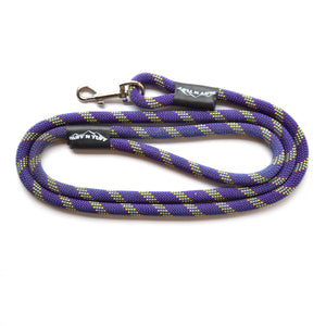 Climbing Rope Dog Leash 5ft. - Purple & Yellow
