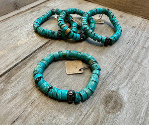 Paula Carvalho's Turquoise Beaded Bracelet