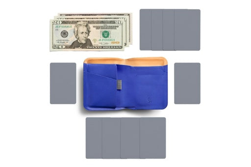 Apex Note Sleeve Magnetic Wallet - PepperBlue dollar