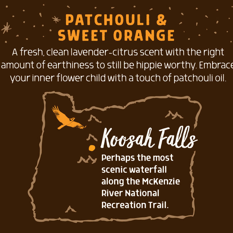 Wild For Oregon Koosah Falls Sweet Orange & Patchouli Bar Soap back