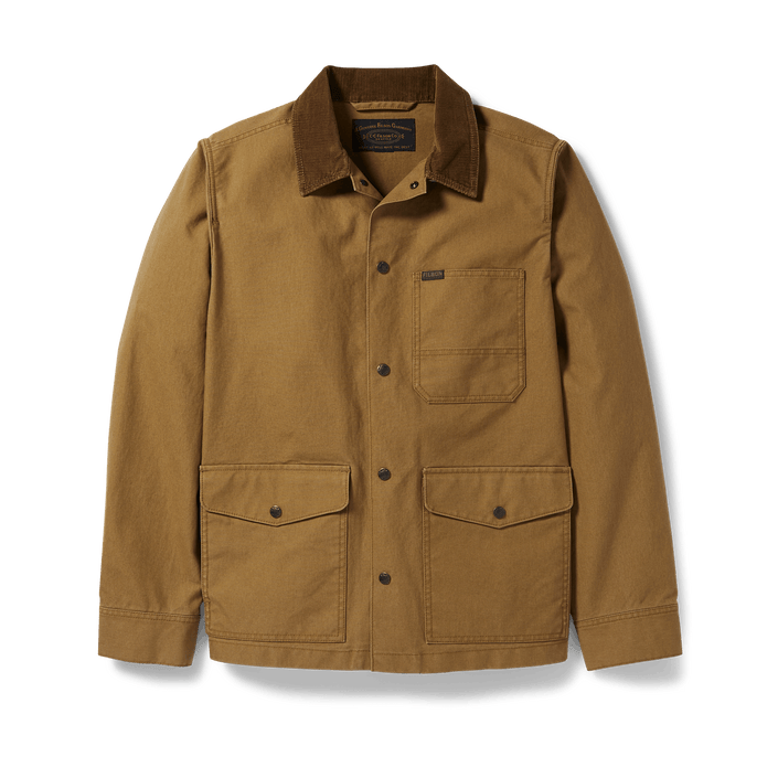 Filson Dry Tin Ranch Jacket - Dark Tan front