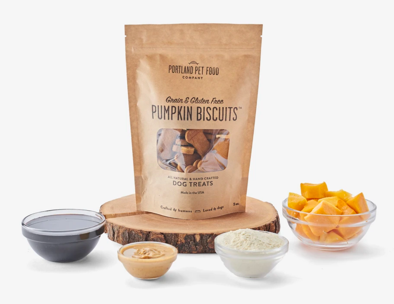 Grain & Gluten Free Pumpkin Dog Biscuits display