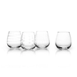 Mikasa Cheers 14OZ Stemless Wine Clear 4Pc