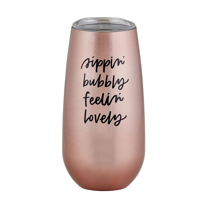Champagne Tumbler - Sippin Bubbly