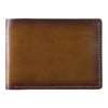 Johnston & Murphy Slim Wallet Antique Brown Leather closed