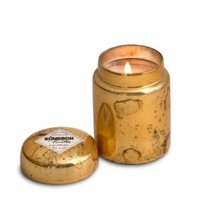 Himalayan Mountain Fire Glass Candle - Vanilla Bourbon front