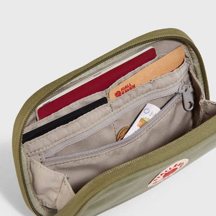 Fjallraven Kanken Travel Wallet | 560-Navy open