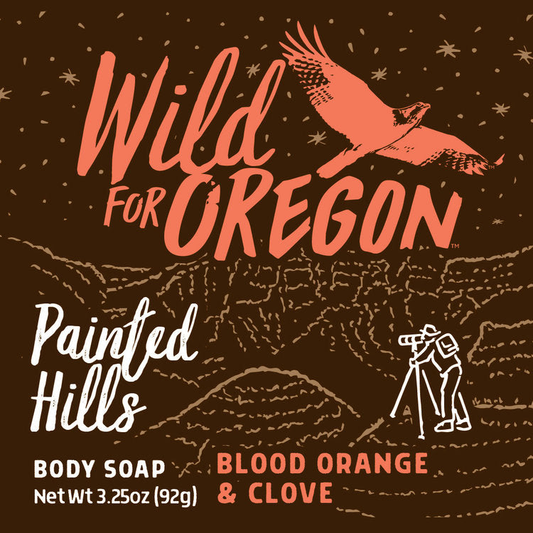 Wild For Oregon Painted Hills Blood Orange & Clove Bar Soap front