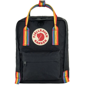 Fjallraven Kanken Rainbow Mini Backpack - Black Rainbow